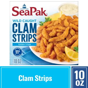 SeaPak Clam Strips in a Delicious Oven Crunchy Breading